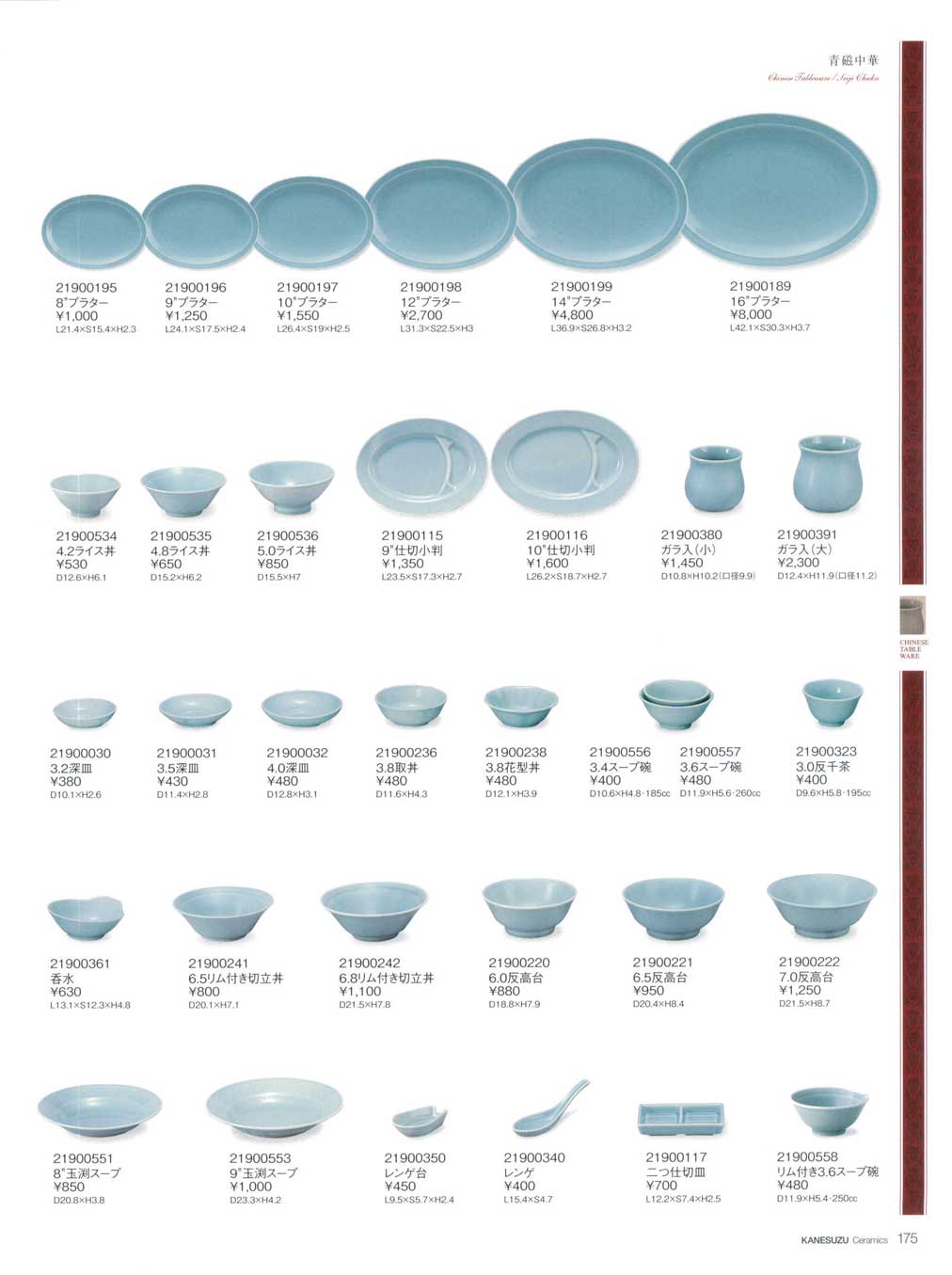 青磁中華呑水（商品番号21900361）