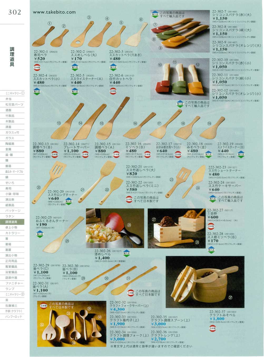 価格）クラフト調理フォーク（上）(261556)（商品番号22-302-34）