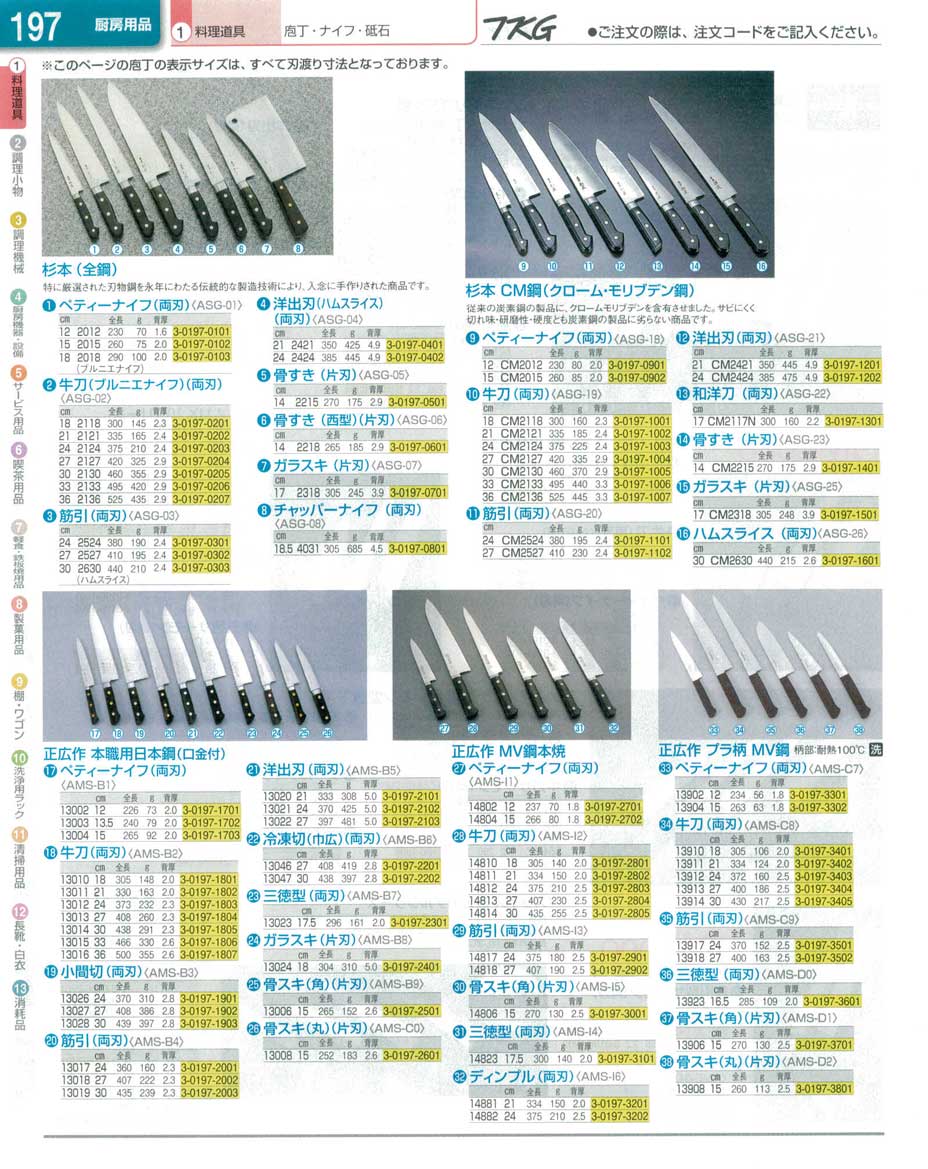 9-0318-1205)ASG02030(130)杉本 全鋼 牛刀 ３０ｃｍ ２１３０（商品