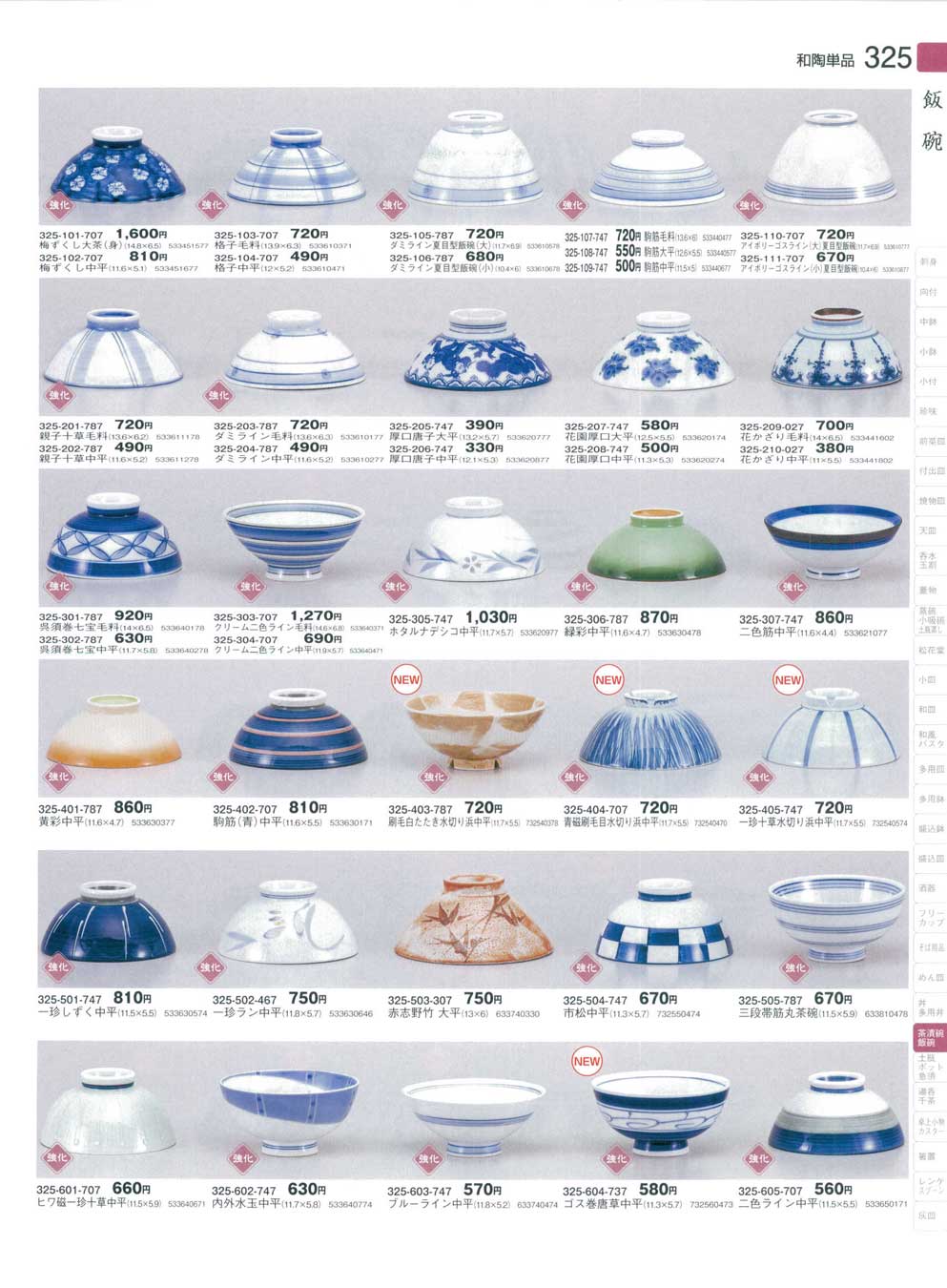 食器 飯碗器蔵7－325ページ