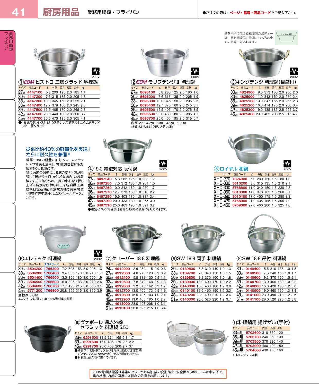 エコクリーン　アルミエレテック料理鍋　33cm エコクリーン アルミ エレテック寸胴鍋３３ｃｍ エコクリーン アルミ