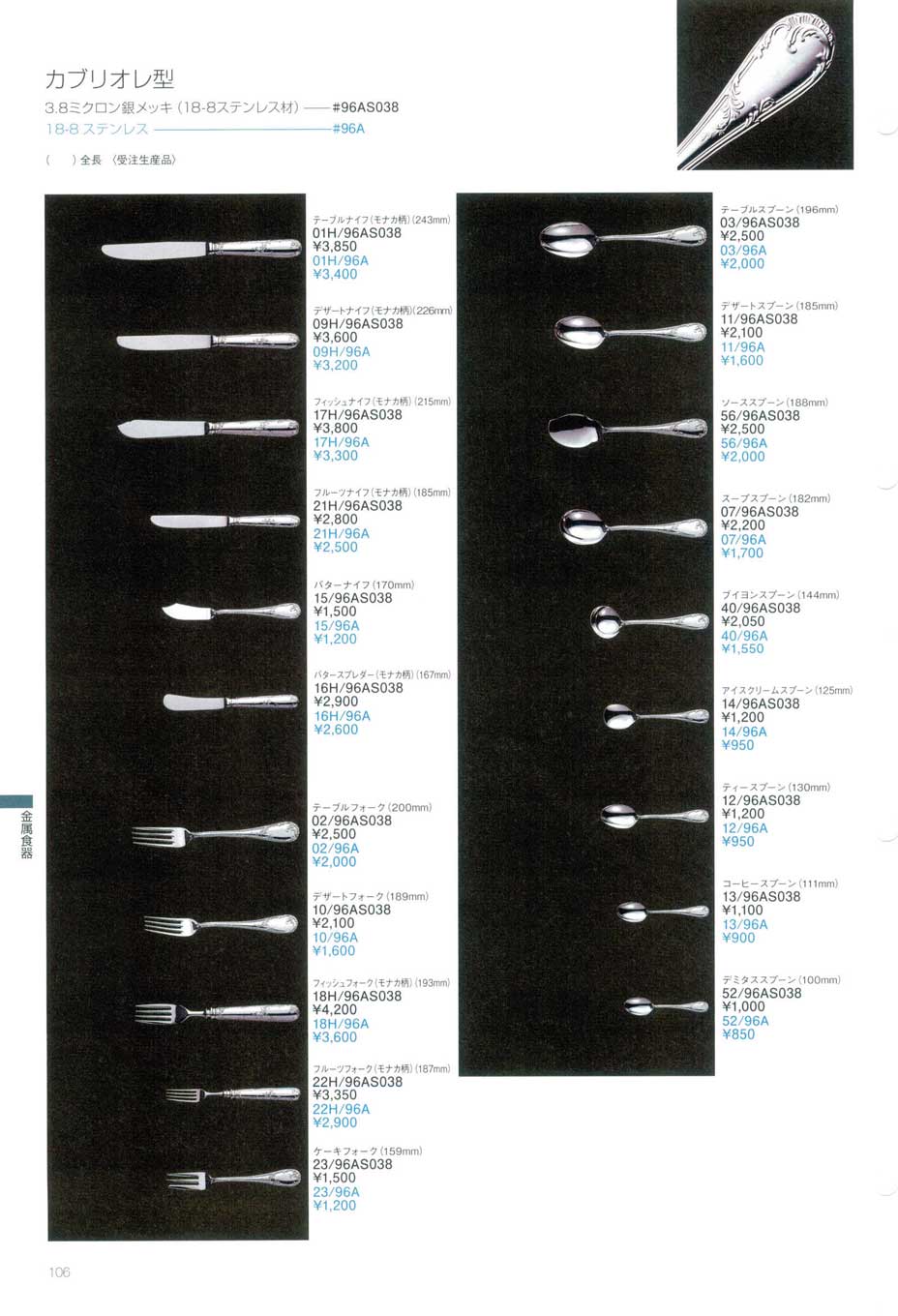 食器 カブリオレ型ノリタケ2013－106ページ
