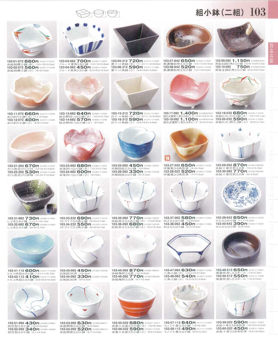 セトモノホンポ(Setomonohonpo) 3個セット 二色ラスター四つ山小鉢 [ 11×11