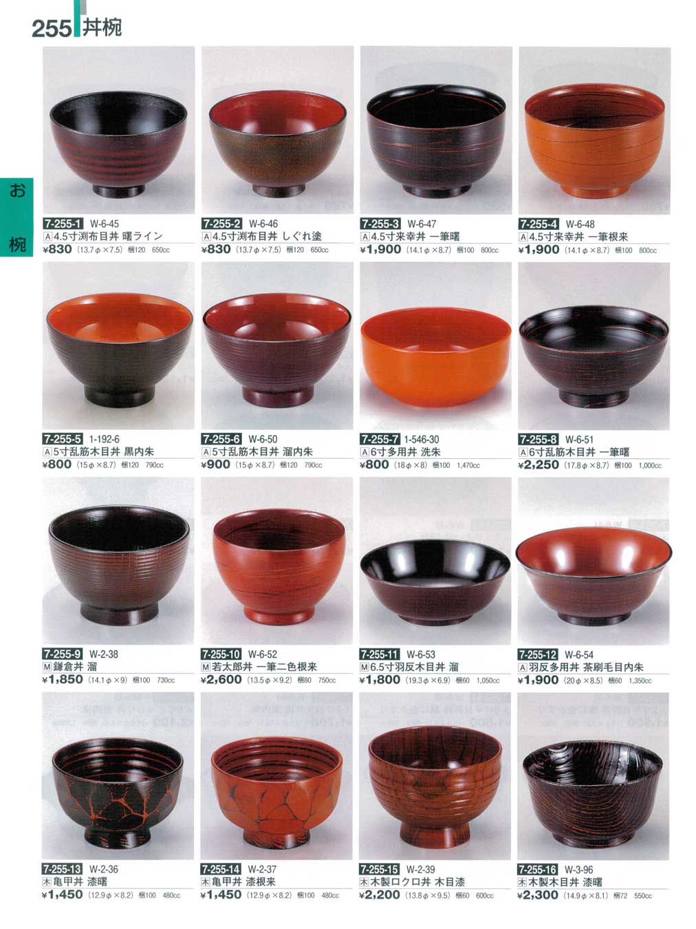 緑色の漆器製円形椀60s 緑漆木椀5客 - 生活骨董の店 やまいく