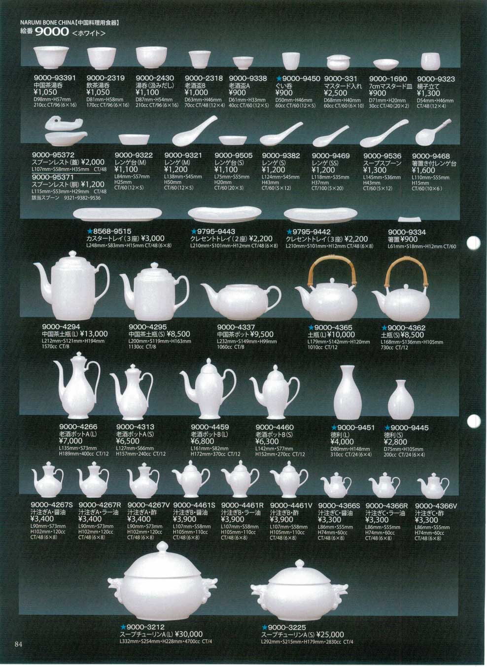 中国料理用食器 飲茶湯呑（商品番号9000-2319）