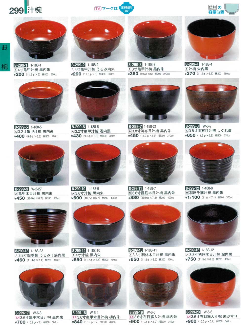 食器 汁椀割烹漆器28－299ページ