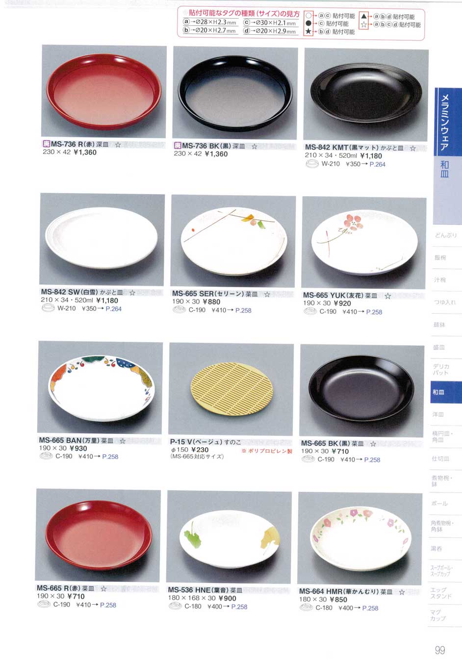 食器 和皿三信化工2016－99ページ