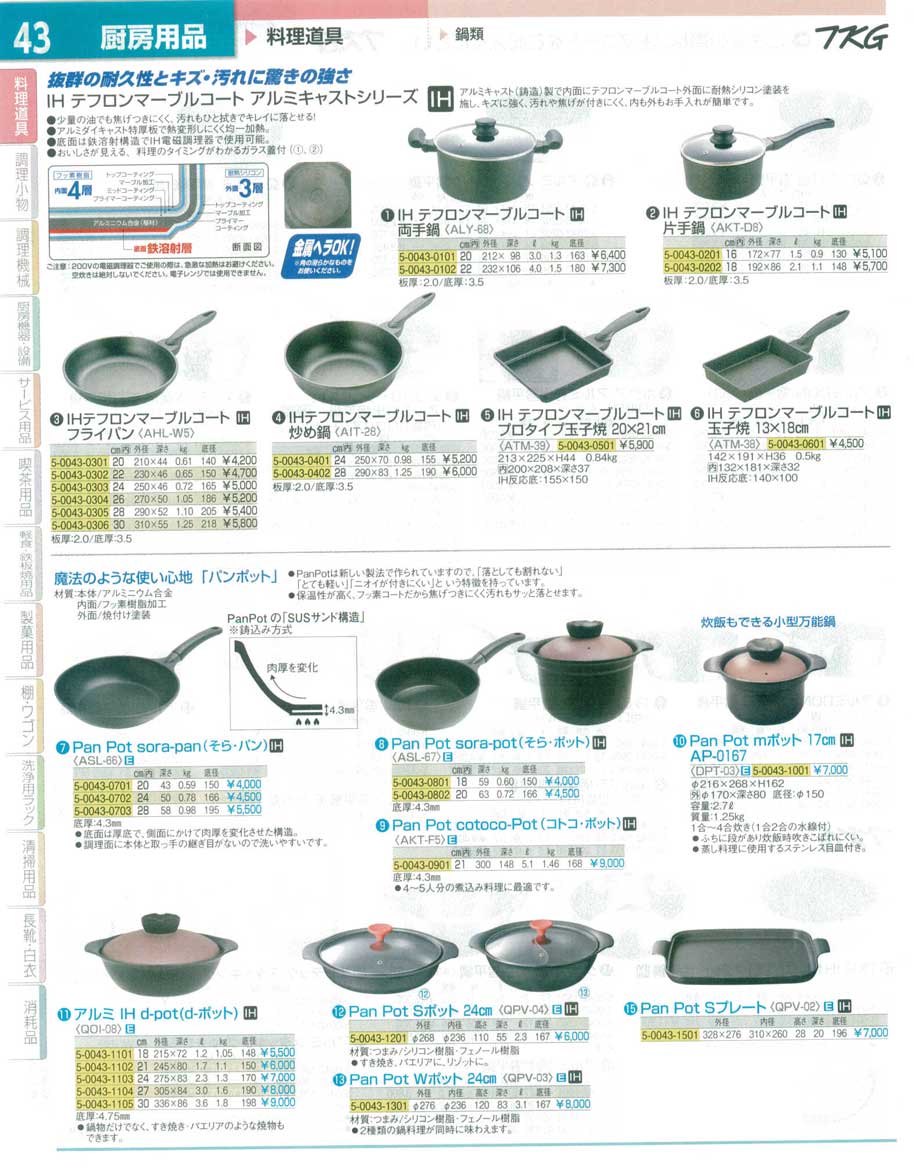 業務 用 フライパン ショップ テフロン