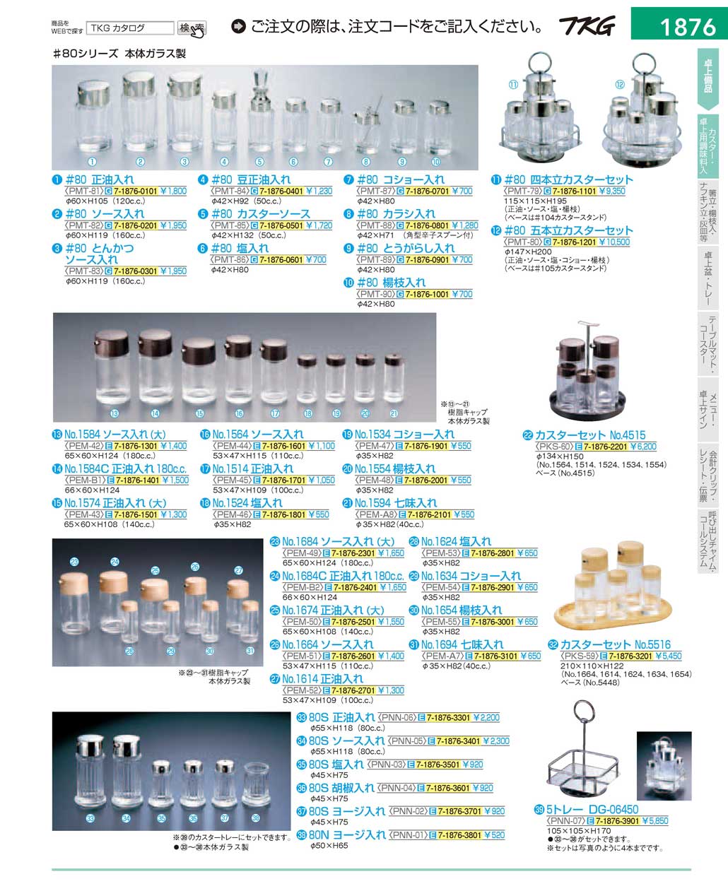 9-1976-1101)PMT79(130)♯８０ 四本立カスターセット（商品番号7-1876