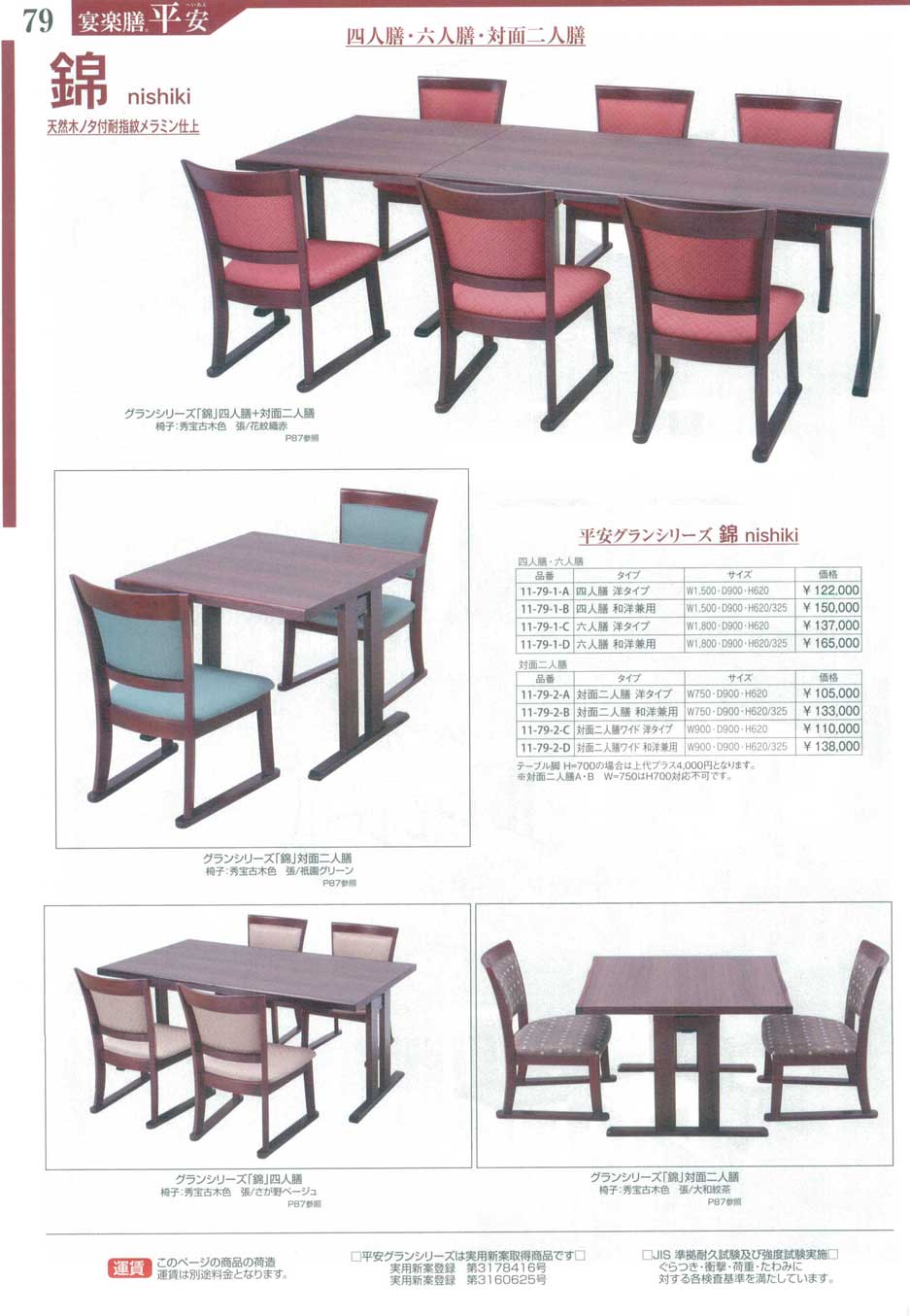 食器 宴楽膳平安グランシリーズ・錦Small Dining Tables/NISHIKI 演漆 ...