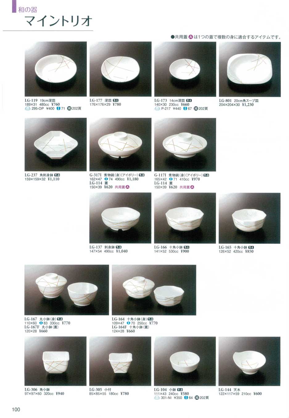 食器 マイントリオMINE TRIO スリーラインメラミンウエア2020－100