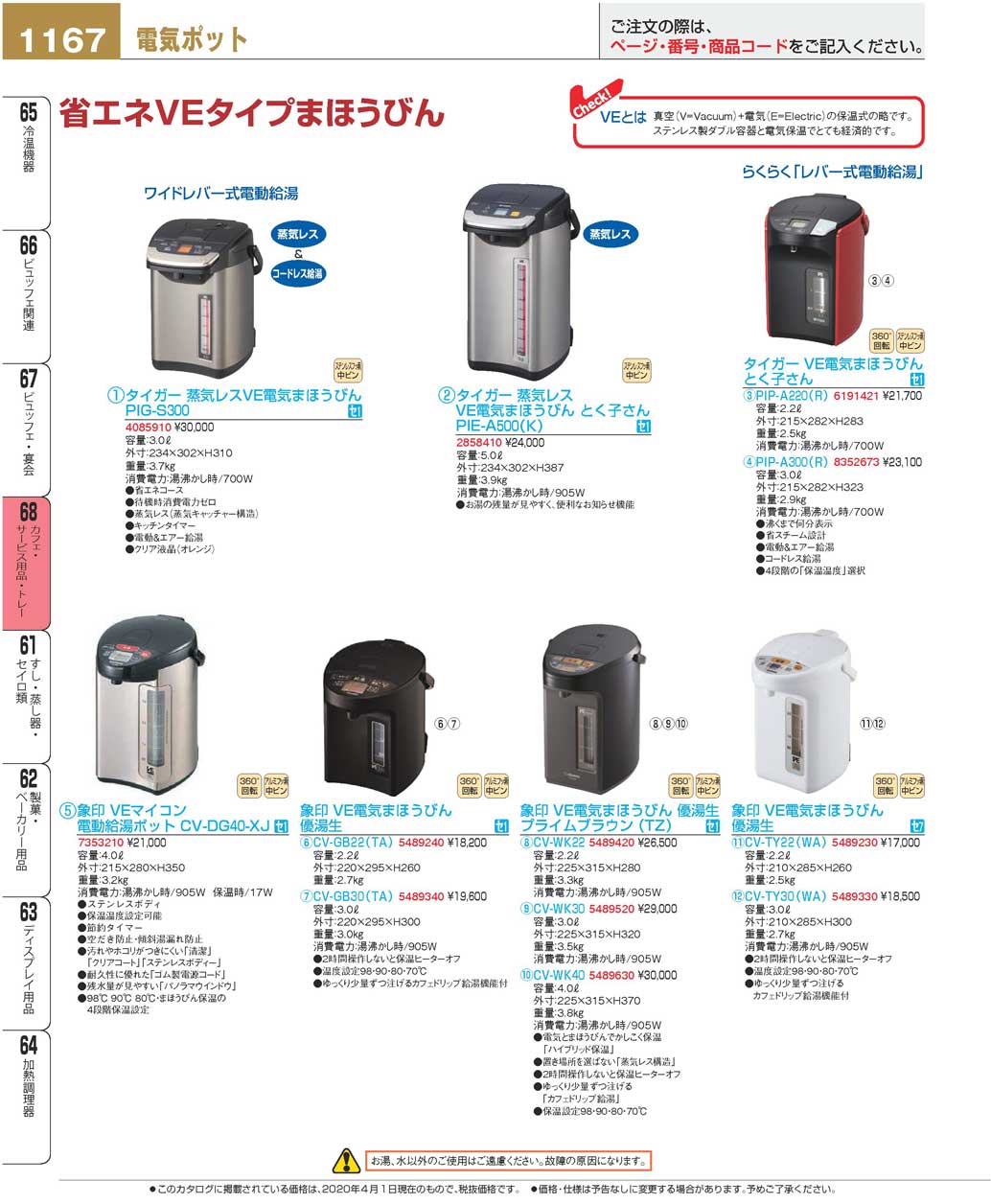 象印 ＶＥ電気まほうびん 優湯生 ＣＶ-ＧＡ２２（ＴＡ）(126