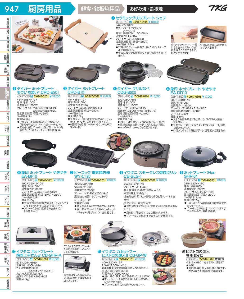 8-0979-0501)GHT5501(106)イワタニ ホットプレート 焼き上手さんαＣＢ-ＧＨＰ-Ａ（商品番号7-0947-1001）