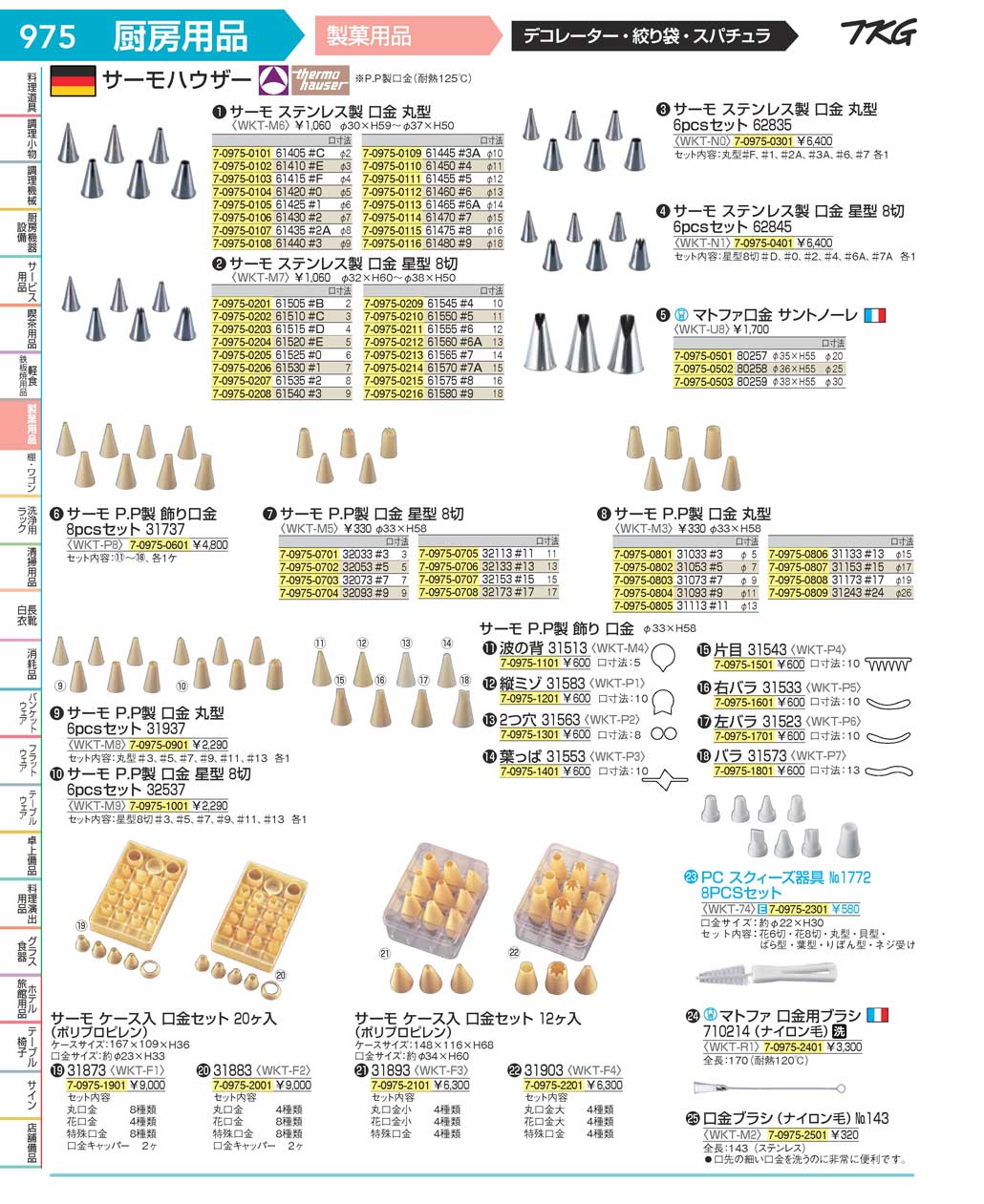 9-1049-1101)WKTM4(90)サーモＰＰ製飾り口金 波の背３１５１３（商品