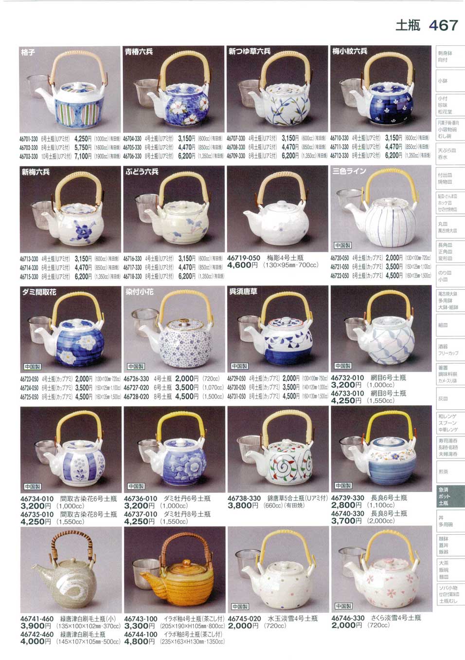 食器 土瓶Earthenware Teapot with Handle on Top 陶里３０－467ページ