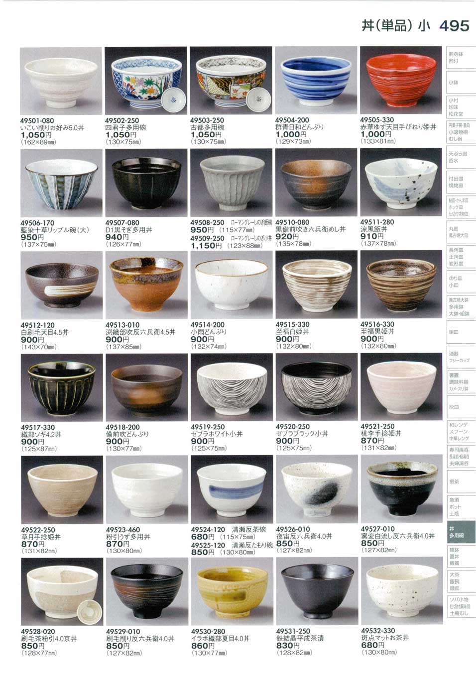 グラデーションデザイン 陶器丼 4個セット 林 民和展示会2025/9/10(水)〜9/30(火)】 丼サイズのうつわもござい