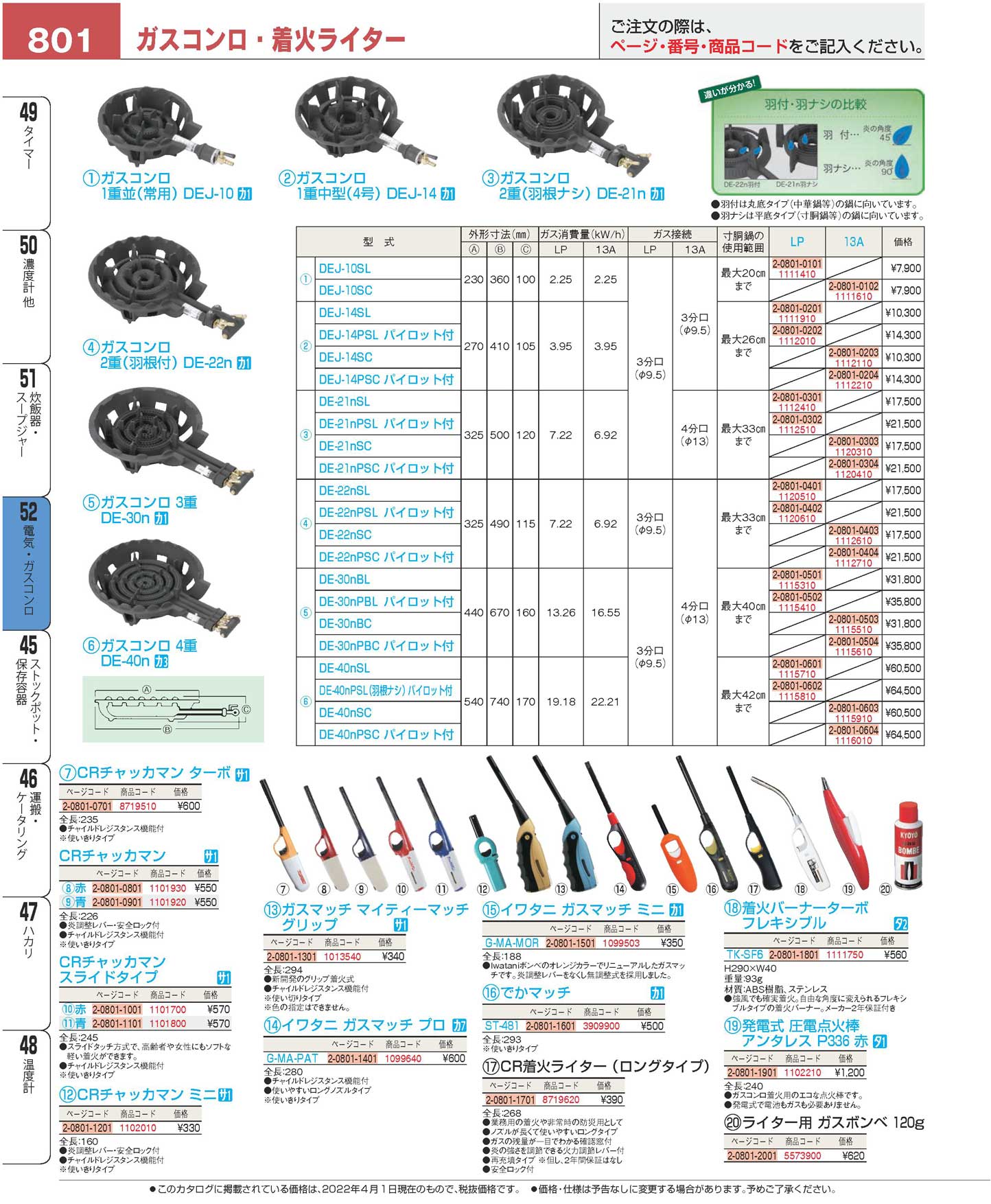 ガスコンロ ３重 ＤＥ-３０ｎ １３Ａ(110)（商品番号2-0801-0503）