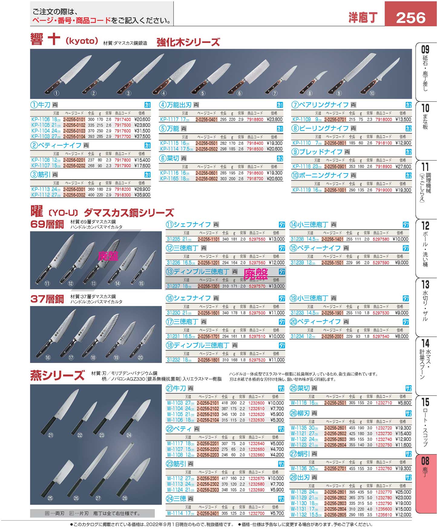 響十 強化木シリーズ ピーリングナイフ KP-1110 7cm