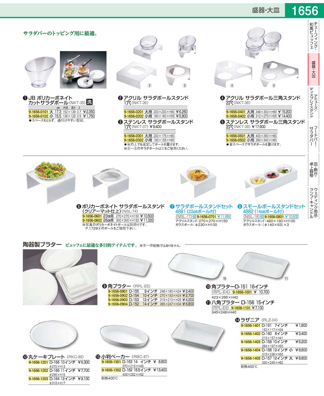 NSL7402(90)ポリカーボネイト サラダボールスタンド２６ｃｍ用（商品