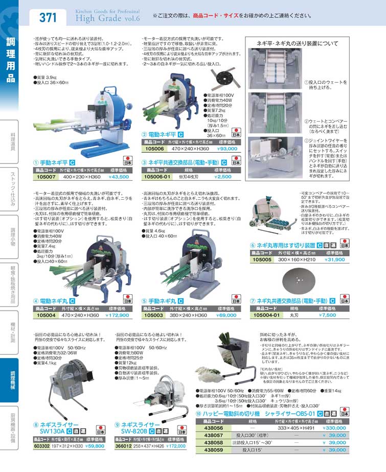 ネギスライサー ＳＷ-８２０Ｂ（120）（商品番号366012）