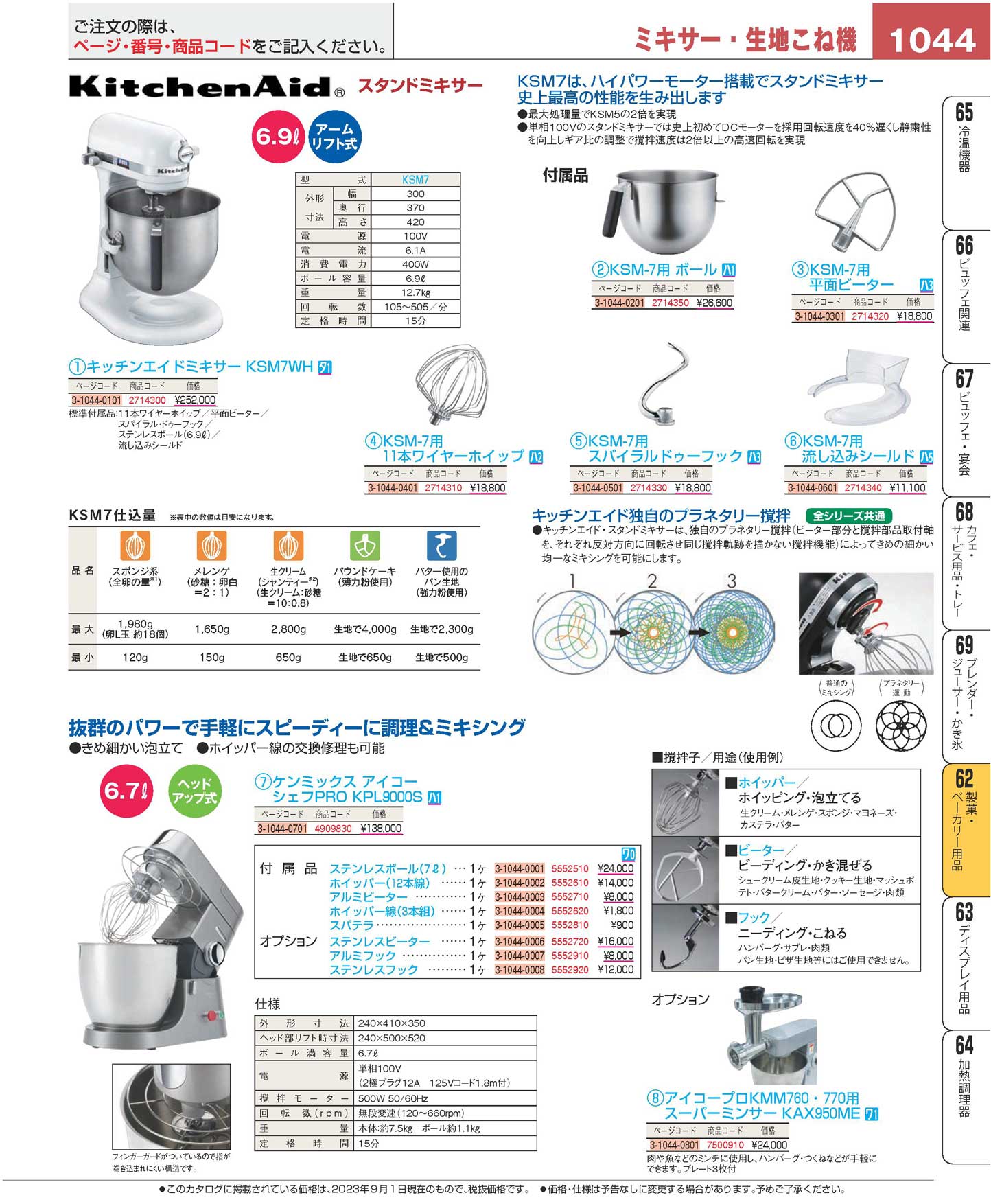 説明文も訂正しましたミキサーボウル ワイヤーホイッパー ビーター