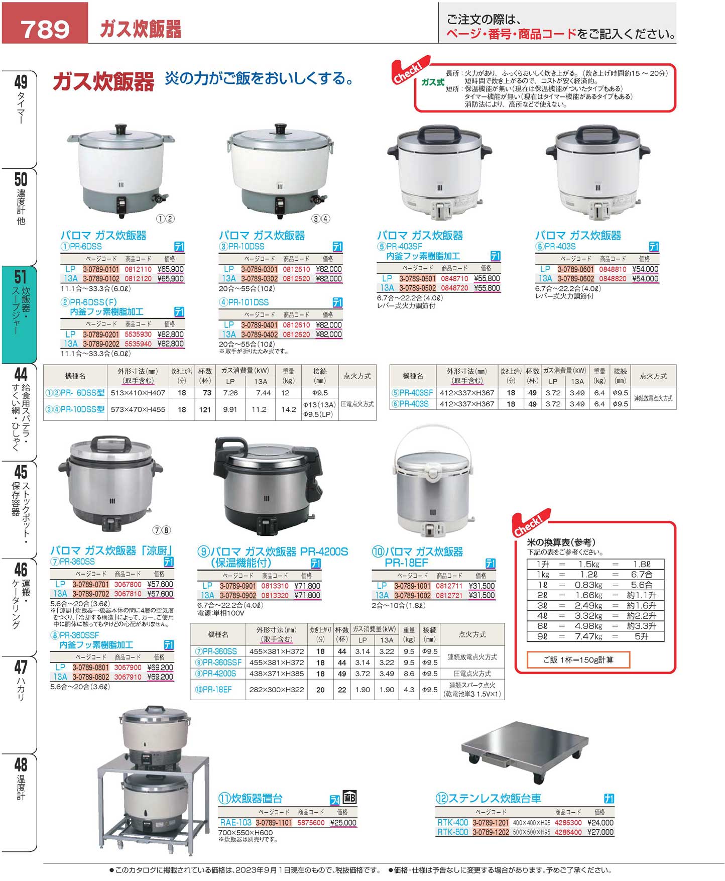 パロマ ガス炊飯器「涼厨」ＰＲ-３６０ＳＳ １３Ａ(136)（商品番号