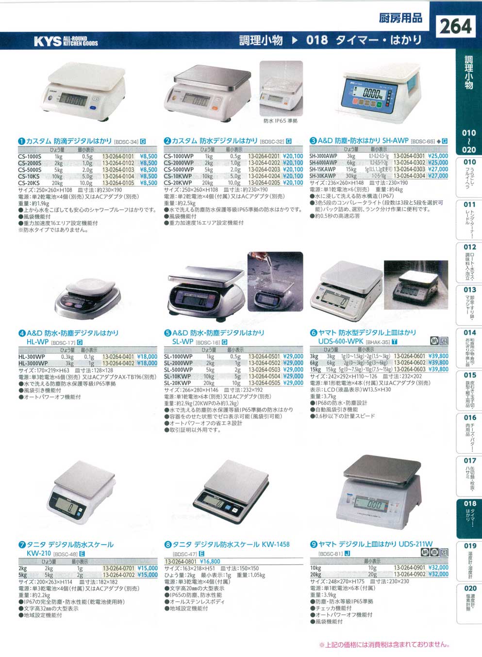 BDSC1703防水・防塵デジタルはかり ＨＬ-３０００ＷＰ(120)（商品番号