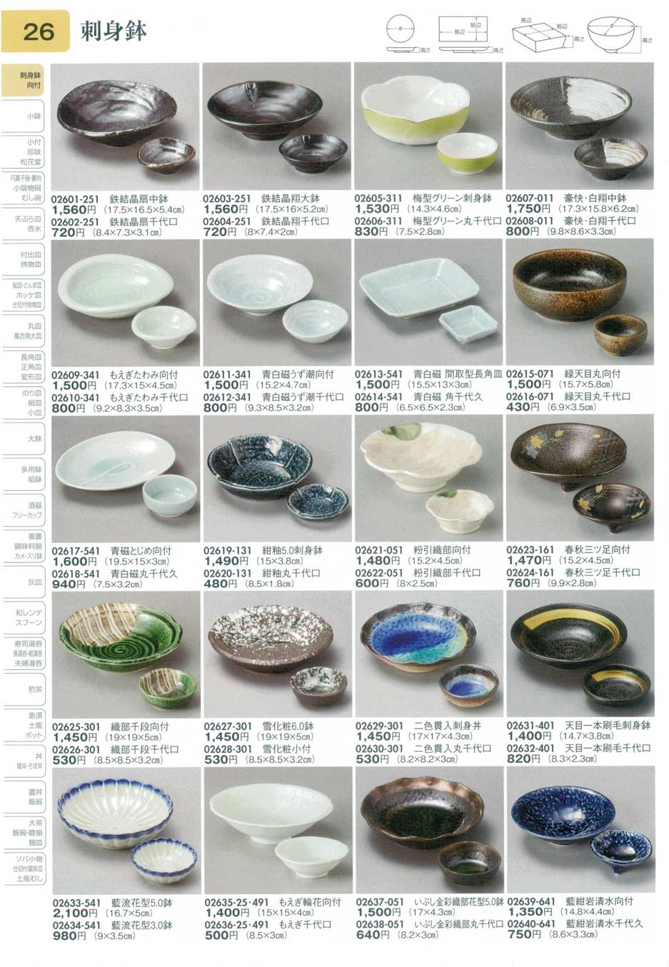 紺釉５．０刺身鉢（商品番号02619-131）