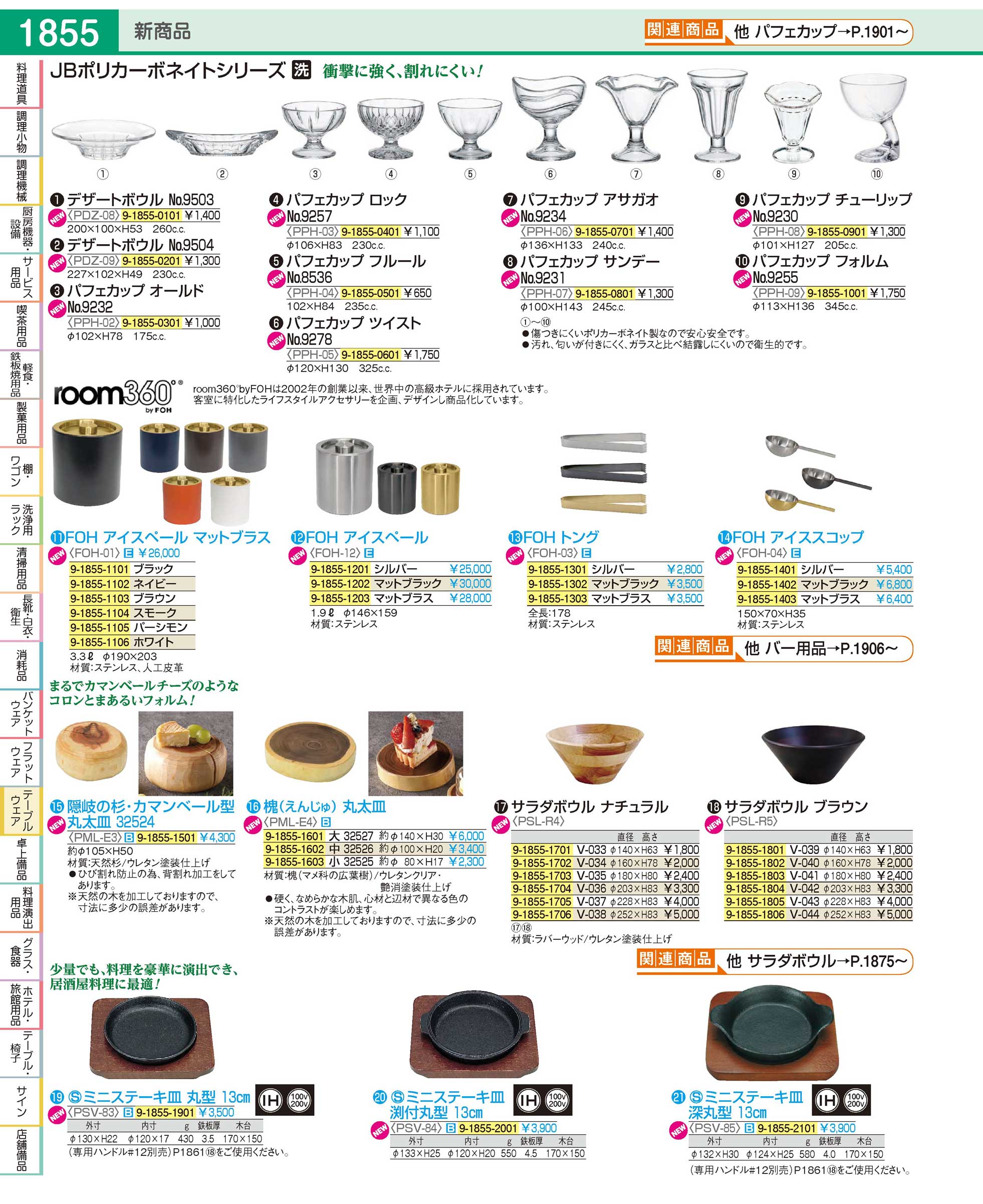 FOH1201(120)ＦＯＨ アイスペール １．９Ｌマットブラック（商品番号9