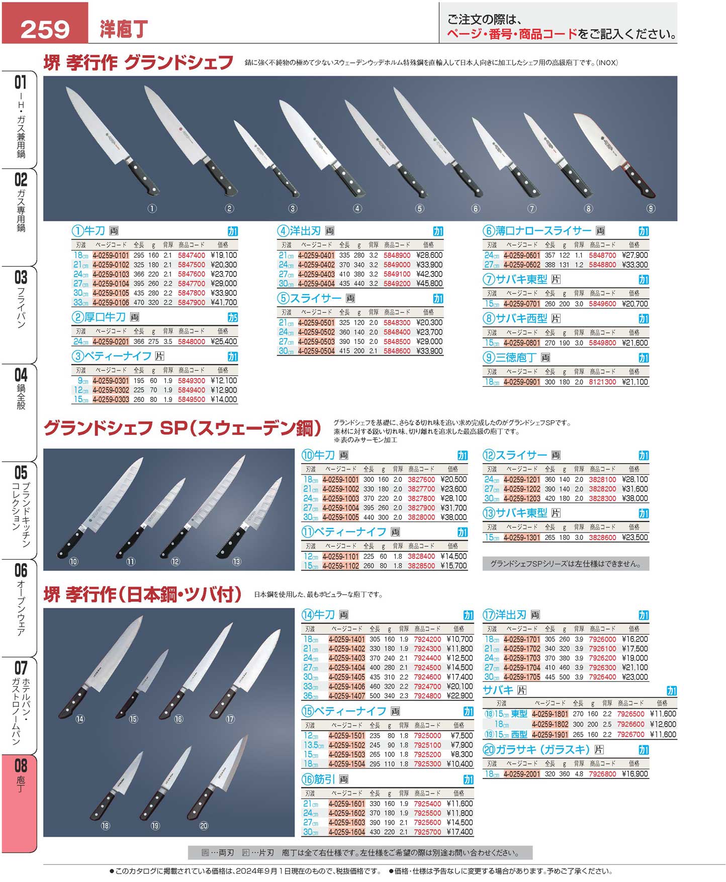 グランドシェフＳＰ スライサー ２７cm １０２２４(110)（商品番号4