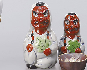 骨董　徳利　大小2種 楽天市場】骨董○備前焼狸型徳利○保銘酒徳利 | 明治時代-19世紀